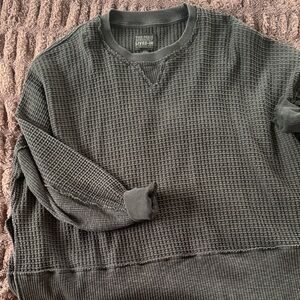 American Eagle waffle sweatshirt